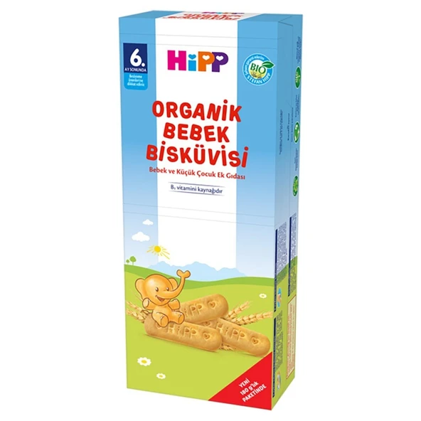 Organik Bebek Bisküvisi 180 Gr ürün görseli 1