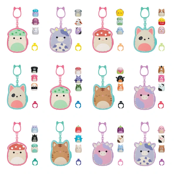 Squish-a-longs 3 Figür + Yüzük Çantalı Sürpriz Paket Seri 1 ürün görseli 1
