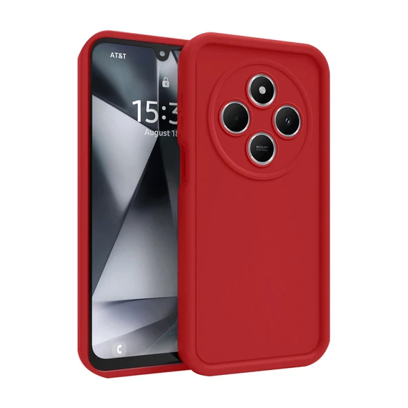 Xiaomi Redmi 14c Kılıf Viera Silikon - Kırmızı ürün görseli 1