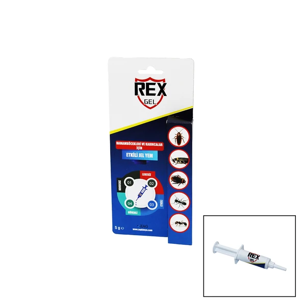 REX GEL HAMAMBÖCEĞİ VE KARINCA JELİ - ŞIRINGA5GR (5517) ürün görseli 1