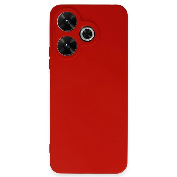 Xiaomi Redmi 13 4g Kılıf First Silikon - Kırmızı ürün görseli 1