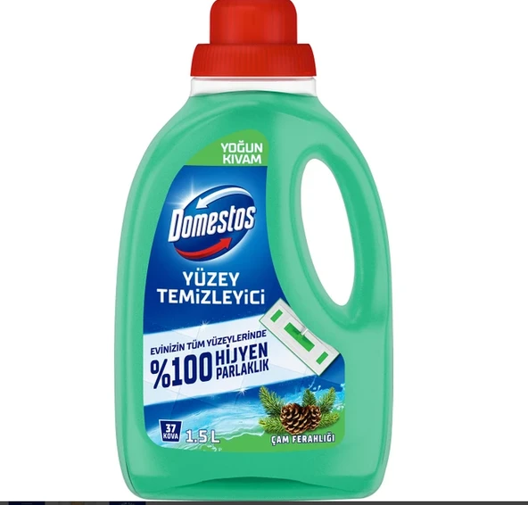 Domestos Yoğun Kıvamlı Yüzey Temizleyici Çam Ferahlığı Tüm Yüzeyler İçin 1500 ml ürün görseli 1