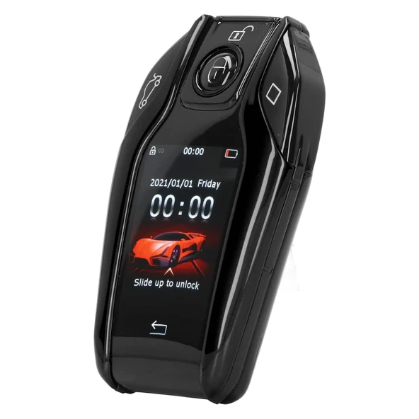 Smart Key Akıllı Araç Anahtarı TK800 Siyah Dokunmatik Ekranlı Uzaktan Kumanda Smart Display Key Universal Araba Anahtarı ürün görseli 1