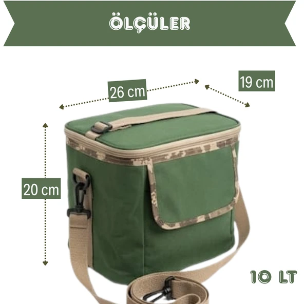 10 LT  Yemek Çantası -Termo Çanta - Resim 2