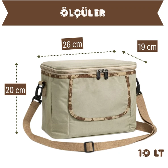 10 LT  Yemek Çantası -Termo Çanta - Resim 2