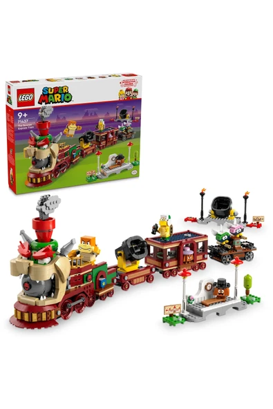 LEGO® Super Mario™ Bowser Ekspres Treni 71437 - 9+ Çocuklar için Yaratıcı Oyuncak Yapım Seti (1392P) ürün görseli 1