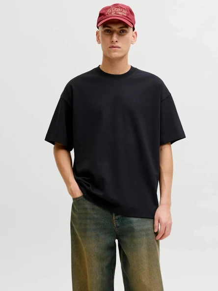 Jack Jones Barron Loose Fit Erkek Tişört 12298906 ürün görseli 1