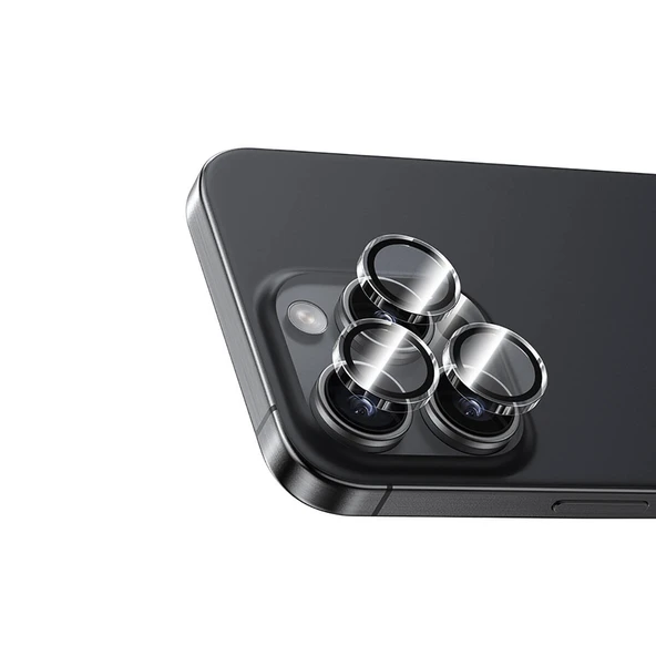 iPhone 16 Pro / 16 Pro Max Max AR+AF Kamera Lens Koruyucu - Resim 4