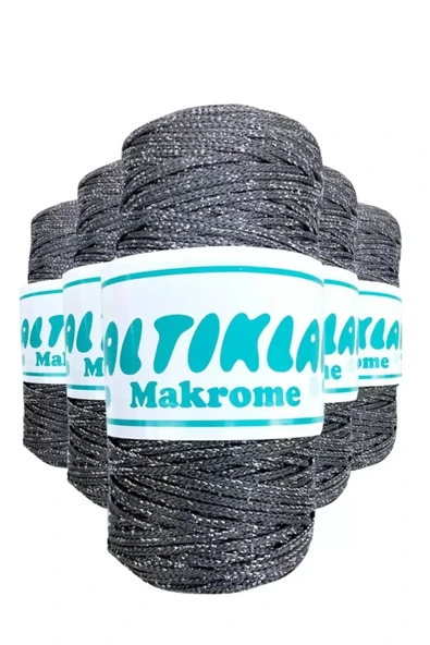 5 Adet Polyester Simli Makrome İpi S-420 ürün görseli 1