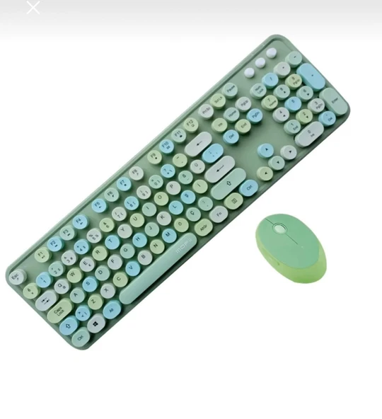 Mofii Zr513/Y Sweet Yeşil Klavye Mouse Set ürün görseli 1