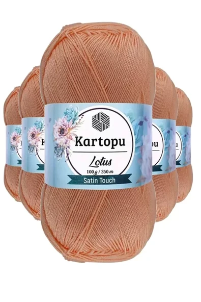 5 Adet Lotus Bikini Büstiyer Bluz Örgü İpi  K277 Şeftali ürün görseli 1