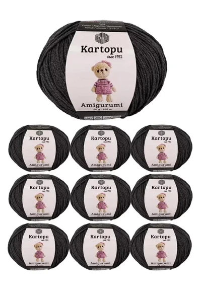 10 Adet Amigurumi El Örgü İpi 50gr 995 ürün görseli 1