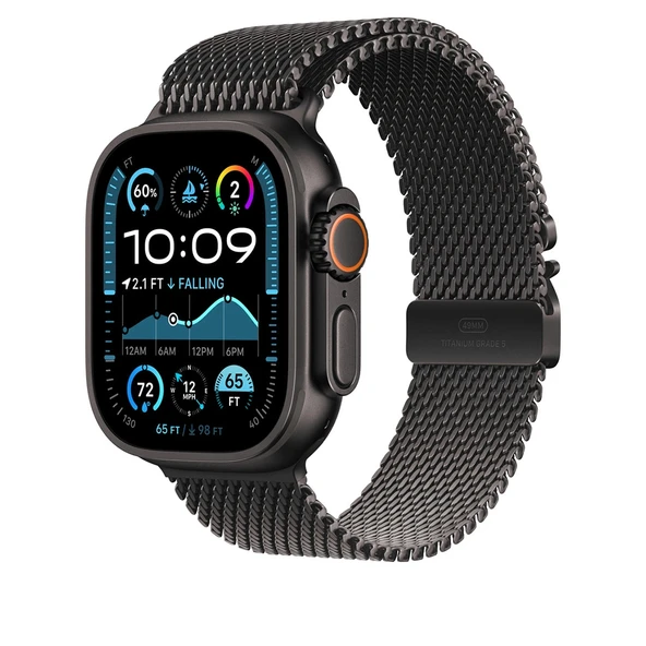 Apple Watch Ultra 49mm Zore KRD-100 Titanyum Hasır Kordon ürün görseli 1