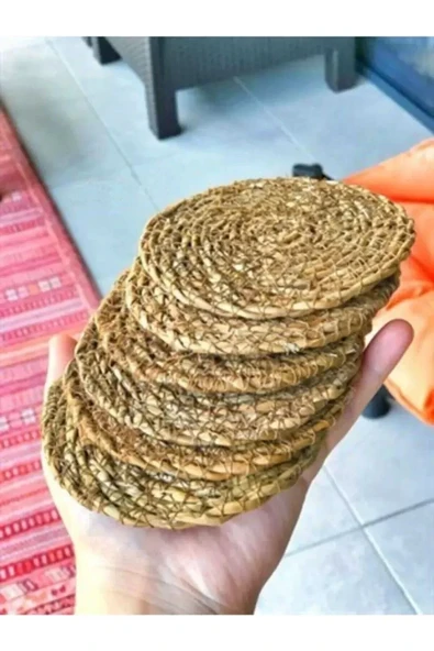 Hasır Bardak Altlığı 6 Adet ürün görseli 1