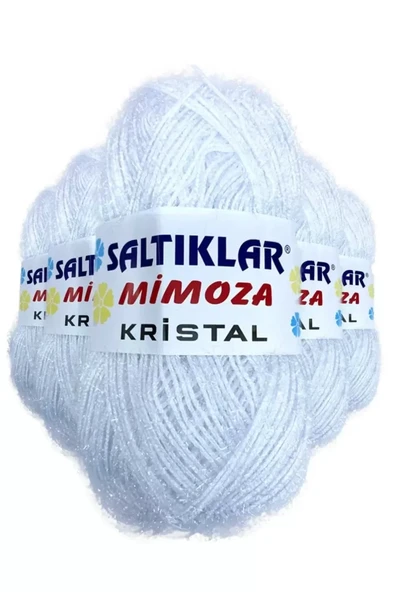 5 Adet Mimoza Kristal Işıltılı Şal Patik Yelek İpi OPTİK ürün görseli 1