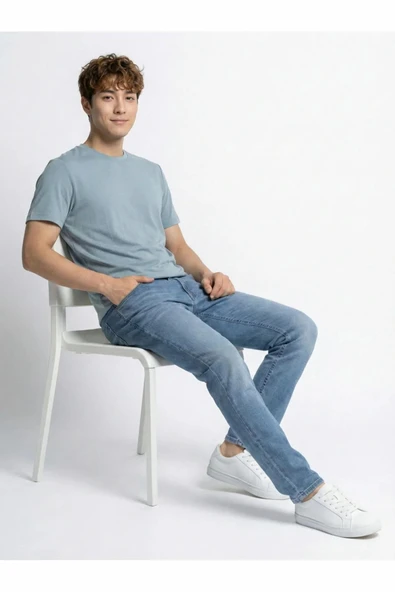 Loft Erkek T-shirt LF2042926 - Resim 5