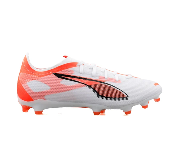 Puma ULTRA 5 MATCH Fg/Ag Beyaz/Turuncu Erkek Krampon - 108166 01 ürün görseli 1