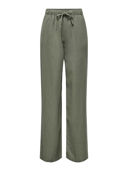 Only Goa Lınen Straight Fit Kadın Pantolon 15363676 ürün görseli 1