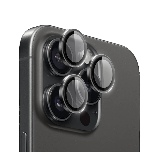 iPhone 16 Pro / 16 Pro Max Max AR+AF Kamera Lens Koruyucu - Resim 2