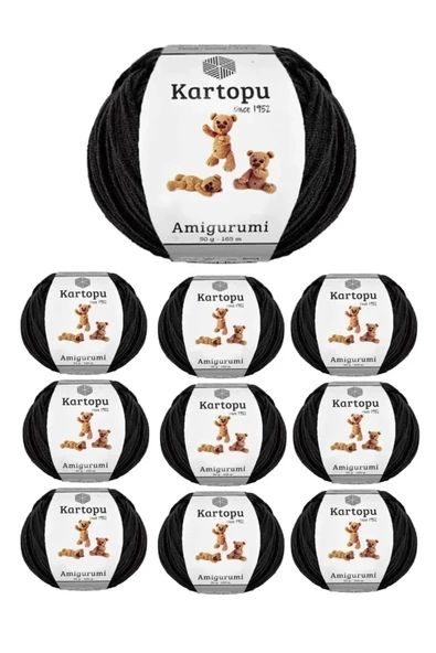 10 Adet Amigurumi El Örgü İpi 50gr 940 ürün görseli 1