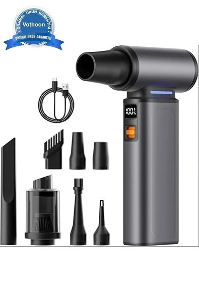 Violent Turbo Jet Fan Süpürge Özellikli 130000rpm Ultra Güçlü Motor Güçlü Vakum 4000mah Bataryalı F1 ürün görseli 1
