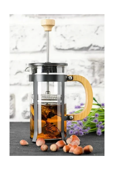 Lüx Cam 350 ml French Press Siyah ürün görseli 1