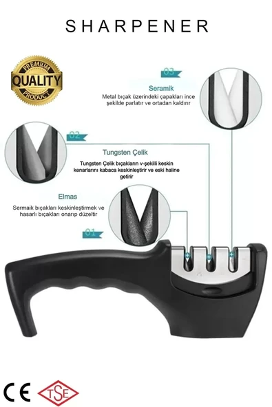 Profesyonel Bıçak Bileyici Sm-015 - Resim 5