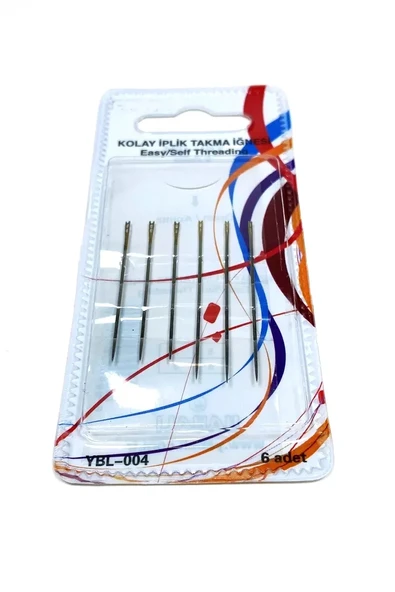 Kolay İplik Takma İğnesi 6'lı set - Resim 2
