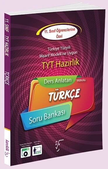 11.Sınıf TYT Hazırlık Ders Anlatan Türkçe Soru Bankası Karekök Yayınları ürün görseli 1