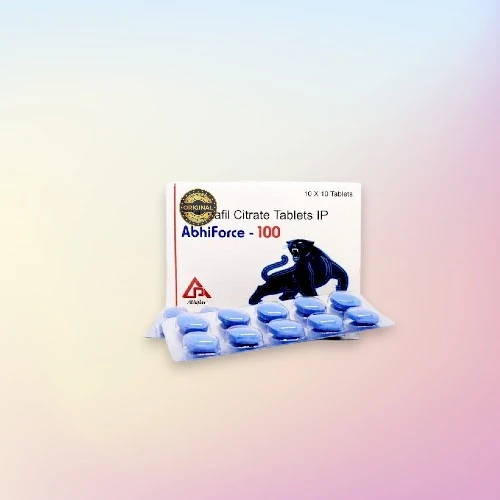 Abhiforce 100mg 10'lu Sildenafilla Tablet Erkekler Için vücut geliştirme takviye ve enerji ürün görseli 1