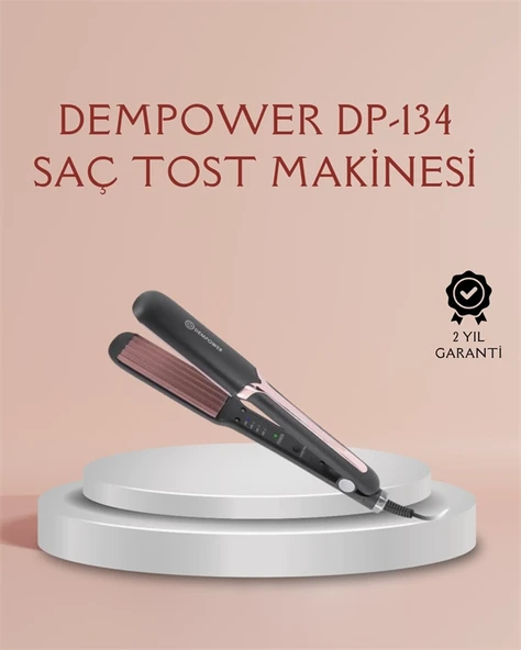 Dp-134 Tost Saç Şekillendirici - Hızlı Isınan, Kalıcı Ve Belirgin Dalgalar İçin İdeal ürün görseli 1