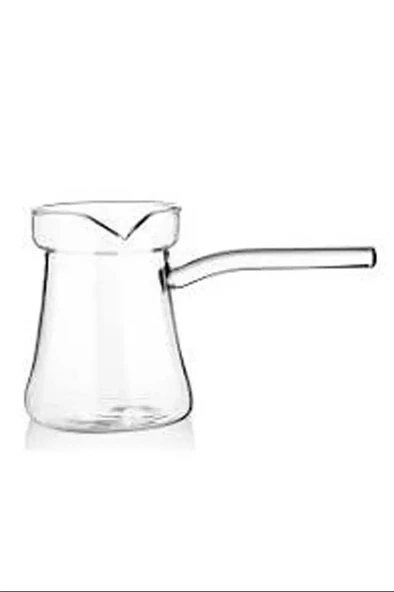 Isıya Dayanıklı Borosilikat Cam Cezve 400 Ml. Royaleks-CLKN-1860 ürün görseli 1