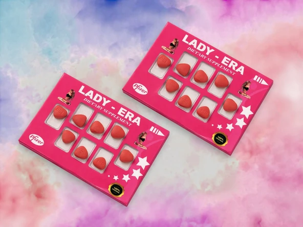 Orjinal Bayanlara Özel Vitalite ve Enerji Takviye 130 Mg Lady-Era Formül 2 Kutu 16 Tablet ürün görseli 1