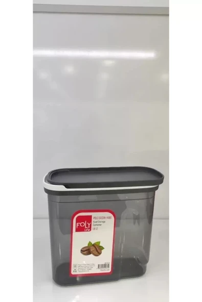 1.8 Litre Poly Erzak Saklama Kabı Kızaklı Kapak Royaleks-BNM-0650 ürün görseli 1