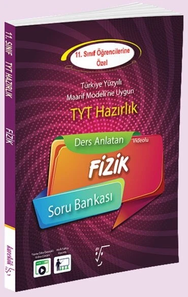 11.Sınıf TYT Hazırlık Ders Anlatan Fizik Soru Bankası Karekök Yayınları ürün görseli 1