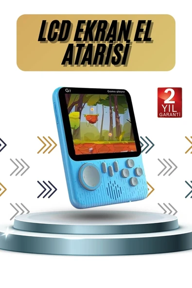 3.5 İnç Mini Atari Taşınabilir Oyun Konsolu 666 Adet Retro Oyun ürün görseli 1