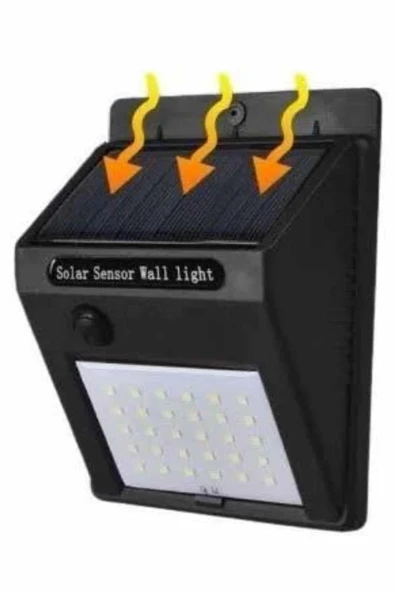 Solar Dekoratif Lambası Sensörlü Led Işık Bahçe Aydınlatma - Resim 5