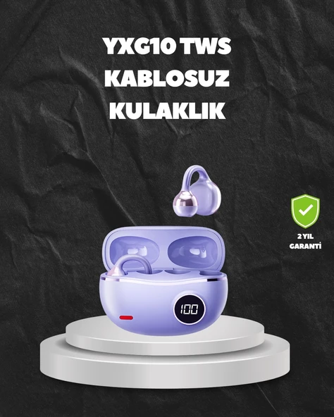 Yxg10 Tws Kablosuz Kulak İçi - Elık Kemiği İletimli, Şık Ve Hafif ürün görseli 1