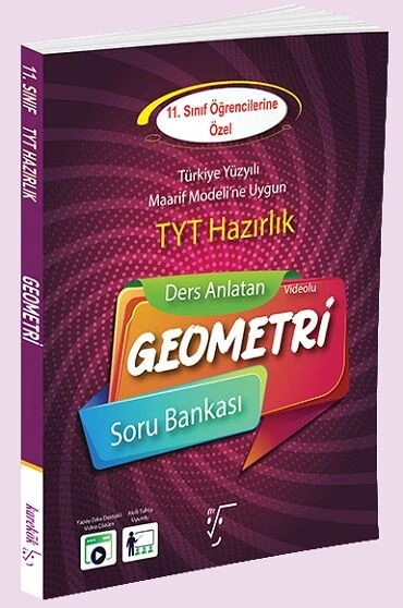 11.Sınıf TYT Hazırlık Ders Anlatan Geometri Soru Bankası Karekök Yayınları ürün görseli 1