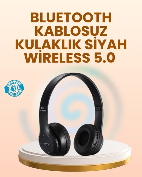 Ayarlanabilir Baş Bandı Ve Yumuşak Kulak Yastıklı Bluetooth Kulaklık ürün görseli 1