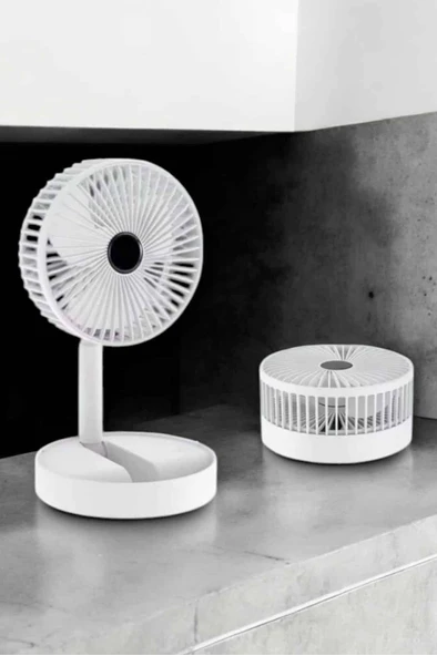 Soğutucu Vantilatör Telefon Standlı Mini Fan - Resim 3