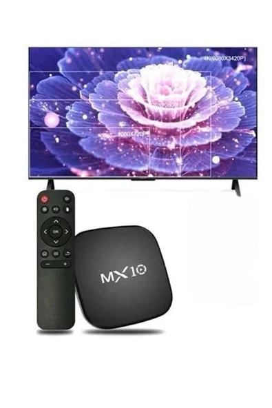 2.4g Wifi Tv Box Medya Oynatıcı Tv Uyumlu Mx Box Kutusu Android Tv ürün görseli 1