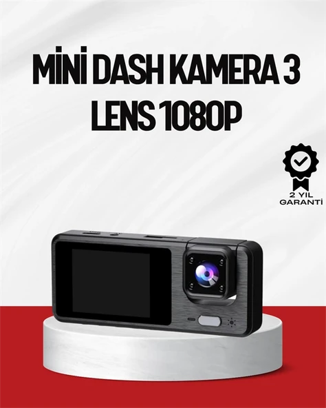 3 Kameralı Dvr Araç Kamerası - Tam Güvenlik, Tam Kapsama ürün görseli 1