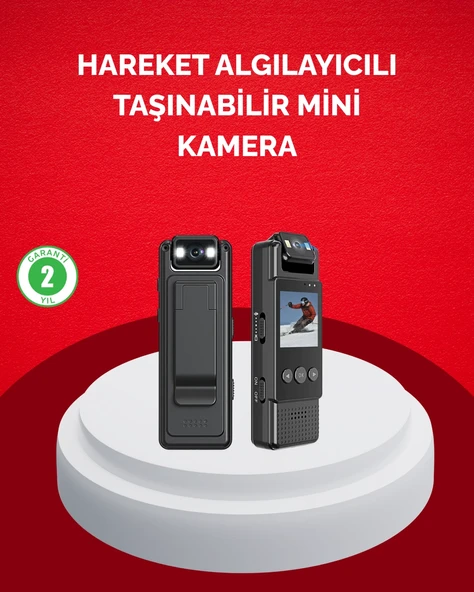 Mini Kamera 1080p Full Hd Taşınabilir Güvenlik Ve Kayıt Cihazı ürün görseli 1