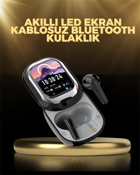 Kişiselleştirilebilir Led Ekranlı Bluetooth Kulaklık - Oyun & Müzik Modlu ürün görseli 1