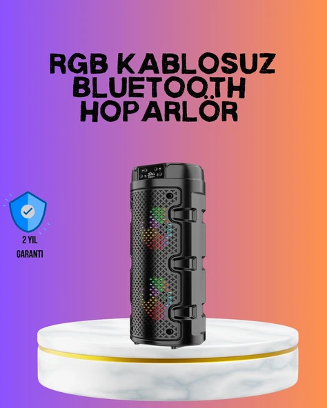 Güçlü Bass Ve Net Tiz Özellikli Kablosuz Hoparlör ürün görseli 1
