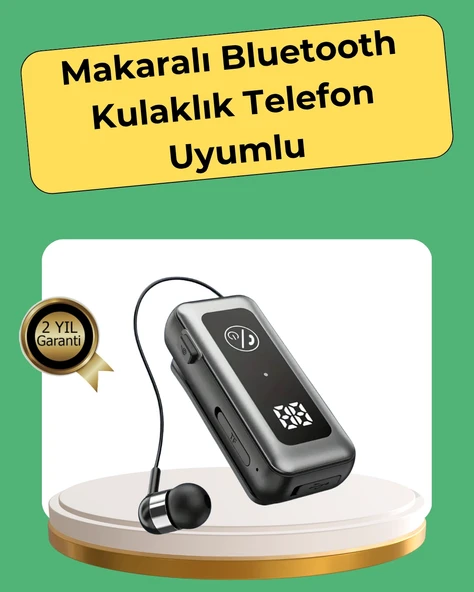 Hafıza Kartı Destekli Bluetooth 5.2 Kulaklık - İki Cihaza Bağlanma Özelliği ürün görseli 1