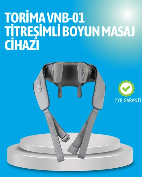 Vnb-01 Titreşimli Boyun Masaj Aleti Gri Renk ürün görseli 1