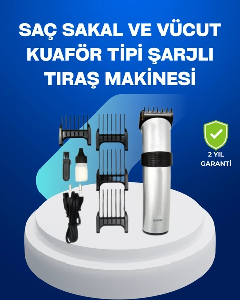 Paslanmaz Çelik Bıçaklı Tıraş Makinesi - Keskin Ve Dayanıklı ürün görseli 1