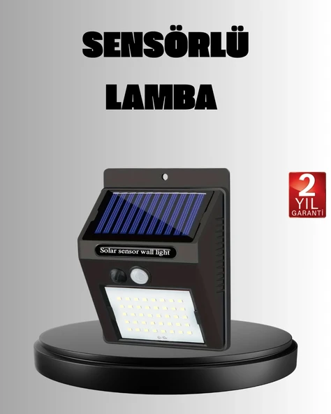 Solar Led Bahçe Aydınlatma - Hareket Sensörlü, Güneş Paneliyle Şarj Olan, Ip65 Dayanıklı ürün görseli 1